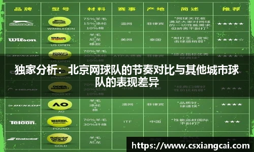 独家分析：北京网球队的节奏对比与其他城市球队的表现差异